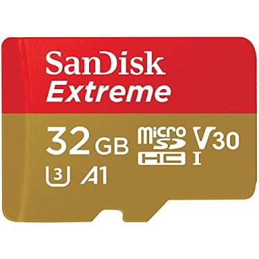 Imagem de SanDisk Cartão microSD UHS-I Extreme de 32 GB para jogos móveis - C10, U3, V30, 4K, A1, Micro SD - SDSQXAF-032G-GN6GN