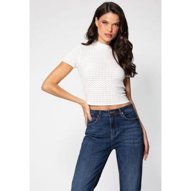 Imagem de Cropped Tricot Vazado Guess