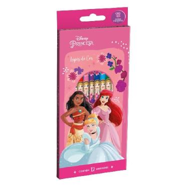 Imagem de Lápis De Cor 12 Cores Princesas Tris