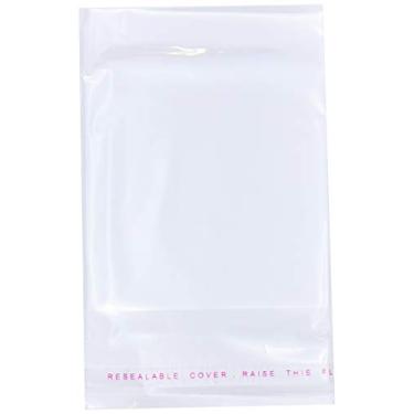 Imagem de Saco Adesivado Transparente 8x10cm+2, 5cm Aba , Pacote com 100 Gala, Multicor