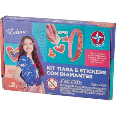 Imagem de Conjunto Beleza Infantil Tiara E Stickers Da LULUCA Youtuber Crianças +8 Anos - Estrela