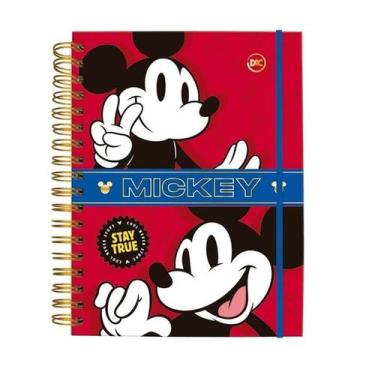 Imagem de Caderno Universitário Smart Mickey Com Folhas Reposicionáveis Dac 80 F
