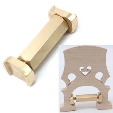 Imagem de TUOREN Suporte de pé para ponte de violoncelo Maple Bridge Holder Metal Cello Bridge Brace Suporte de pé Suporte para Violoncelo Making Repair Tools Acessório