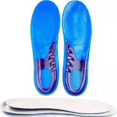 Imagem de Par De Palmilha Silicone Gel Ortopédica Anti Impacto 34 A 36