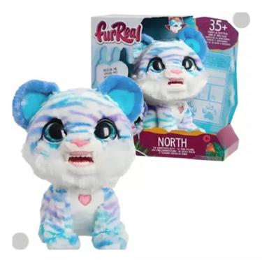 Imagem de Furreal Tigre North Branco Dentes-de-Sabre Interativo   – 35 sons e reações , Com Luz e Bate os dentes  -Sunny 