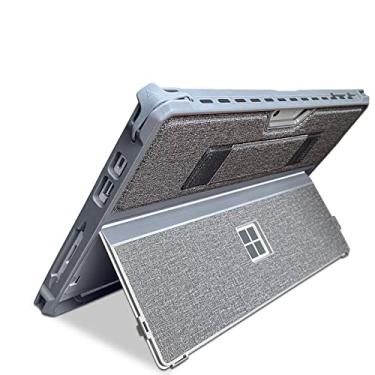 Imagem de Capa para Microsoft Surface Pro 7+ – Capa protetora robusta com suporte para caneta Stylus e alça de mão, compatível com teclado tipo cover