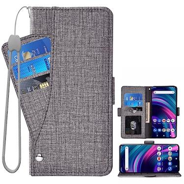 Imagem de Asuwish Capa de telefone para BLU G91 Max capa carteira com protetor de tela de vidro temperado e alça de pulso flip porta-cartão de crédito suporte celular azul G 91 G91Max 6.8 2022 suporte de cordão