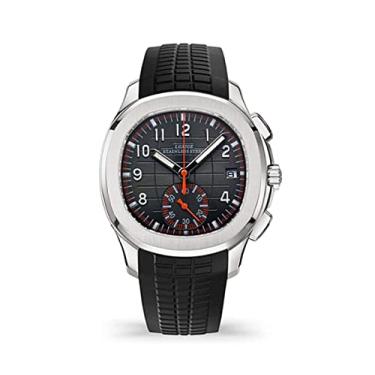 Imagem de TIME WARRIOR Relógios masculinos LGXIGE Marca Luxury Fashion Casual Watch AAA Relógio esportivo masculino estilo Patek para homens, Crono preto