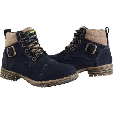 Imagem de Bota Coturno Infantil Menino Couro Macia Casual Conforto-Masculino