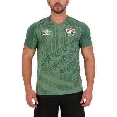 Imagem de Camisa Umbro Fluminense Treino 2022 Masculina-Masculino