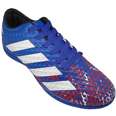 Imagem de Chuteira Futsal Futebol de Salão Tênis Indoor Runway Azul Cor:Azul;Tamanho:42