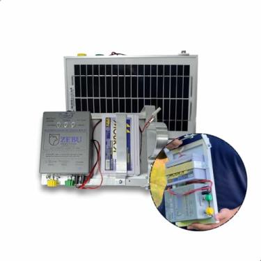Imagem de Cerca Eletrica Solar Zs20bi 0,31 Joules C/bateria Moura - Zebu