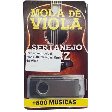 Imagem de KingDrive Pendrive 8GB à Prova de Temperatura com mais de 1000 Músicas Sertanejo Raiz