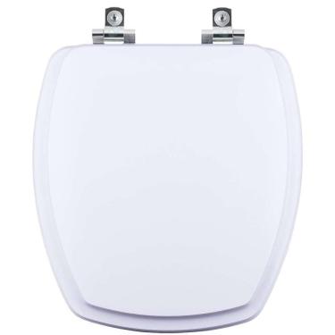 Imagem de Assento Sanitário Soft Close Perola Branco para vaso Pettra