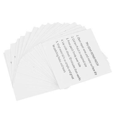 Imagem de Kit de fita de reparo de barraca de 20 unidades, fita transparente de reparo de colchão de ar, fita transparente autoadesiva para reparo de punção para barracas, piscina inflável,