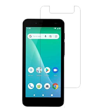 Imagem de UPONEW [Pacote com 2 protetores de tela de vidro temperado de alta transparência para Unimax UMX U696CL Transparente