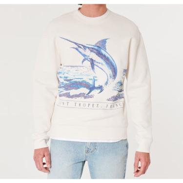 Imagem de Blusa de Moletom Hollister Relaxed Fit St. Tropez France