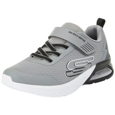 Imagem de Skechers Microspec Max II 403930L Tênis infantil juvenil, Cinza/preto, 10.5 Little Kid