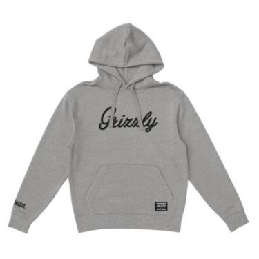Imagem de Moletom Grizzly Script Logo Hoodie GG HEATHER GREY UNICA-Masculino