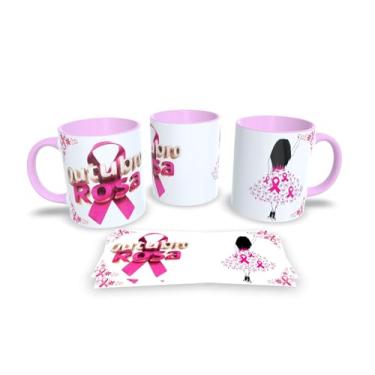 Imagem de Canecas Rosa de Porcelana Personalizadas Outubro Rosa (Mod.15)