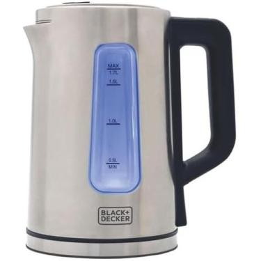 Imagem de Black Decker Chaleira KEPG-BR Elétrica Inox, Programável, Capacidade 1