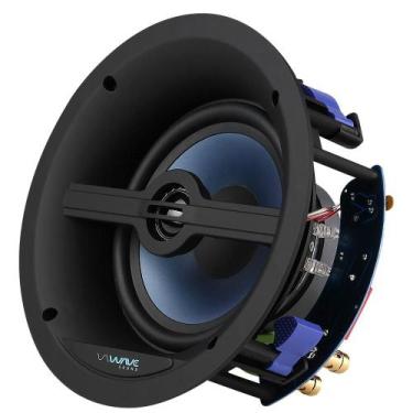 Imagem de Caixa de embutir Wave Sound WSR120 6,5" 120w - Tela Quadrada Branca (U