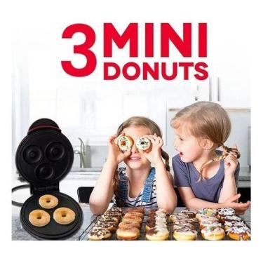 Imagem de Máquina Mini Donuts Para 03 Mini Donuts 110v Antiaderente - oem