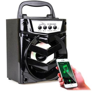 Imagem de Caixinha Som Portátil Bluetooth Celular Sem Fio Rádio Usb - Leffa Shop