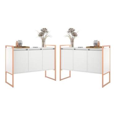 Imagem de Armario Industrial 3 Portas Balso Conjunto 2 Peças - Mais de Casa, Bra