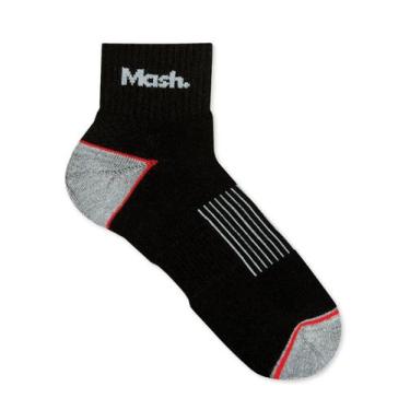 Imagem de Meia esportiva cano médio mash 215.19, Preto, 39-44