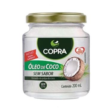 Imagem de Oleo De Coco Sem Sabor Copra Pote 200 ml