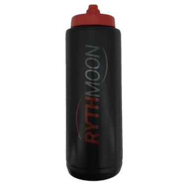 Imagem de Squeeze Automático Tipo Gatorade 1lt Com Logo Rythmoon, Preto, Vermelh