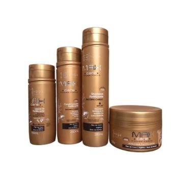Imagem de Kit Shampoo Cond. Mascara Leave-in Fortalecimento Max Care Power Force
