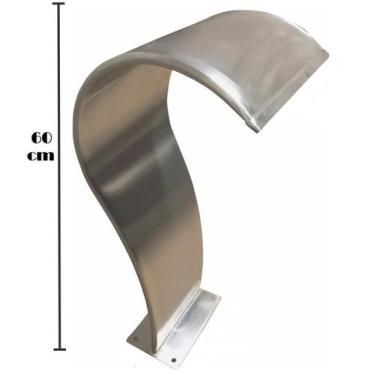 Imagem de Cascata Para Piscina Pequena Aço Inox Naja Loja Fabricante Chafariz - 