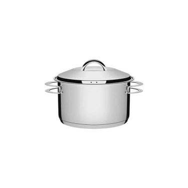 Imagem de Caçarola Tramontina Solar Funda Em Aço Inox Fundo Triplo Com Tampa E Alças 16 Cm 1,8 L...