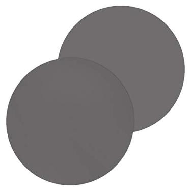 Imagem de Micro-ondas de silicone de 30,48 cm, multitapete antiaderente, resistente ao calor, tapete de micro-ondas, 2 unidades, Cinza