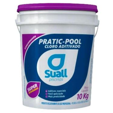 Imagem de Balde de Cloro Pratic Pool 10Kg para Piscinas - SUALL PISCINAS