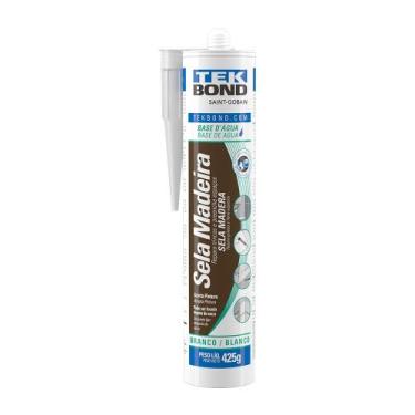 Imagem de Adesivo Acrílico Sela Madeira 425g Branco Tekbond