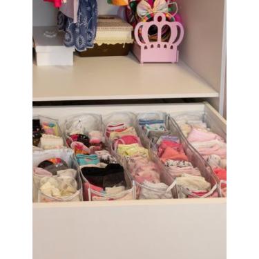 Imagem de Kit 10 Unidades Organizador Gaveta Colmeia Com 10 Separadores - Beatri