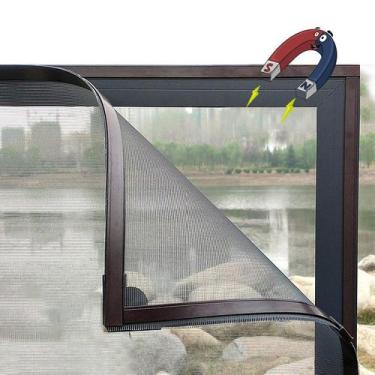 Imagem de Tela Mosquiteira Magnetica Para Janela Com Imã 180x150 - Nibus