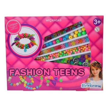 Imagem de Miçangas Fashion Caixa Grande Criar Pulseiras - Brinkzania