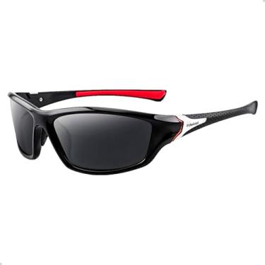 Imagem de Oculos De Sol Masculino Esportivo Bike Corrida Ciclista Esporte Proteção UV (PRETO)
