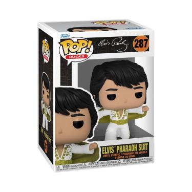 Imagem de Boneco de vinil Funko Pop! Roupa Rocks Elvis Presley Pharaoh