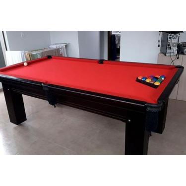 Imagem de Mesa de Sinuca e Bilhar Diver Madeira Maciça Carlin Bilhares Superfíci
