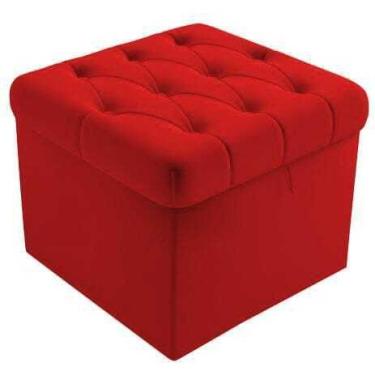 Imagem de Puf Baú Capitonê 51 cm - CASA RENOVO