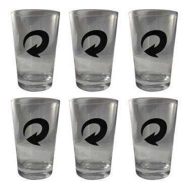 Imagem de Copo Caldereta Skol Puro Malte 350ml - Kit C/ 6 Unidades, Transparente