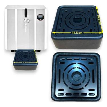 Imagem de Pingadeira Para Chopeira Cervejeira Chopp 14,5x14,5 Bandeja Coletora -