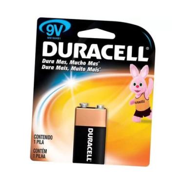 Imagem de Pilha Bateria Alcalina Duracell 9V PACOTE 1U, Pilha Bateria Alcalina D