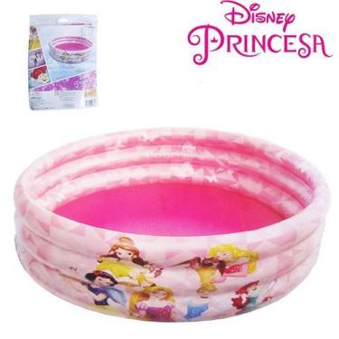 Imagem de Piscina inflavel 3 aneis 100l princesas 20x86cm de ø - ETITOYS