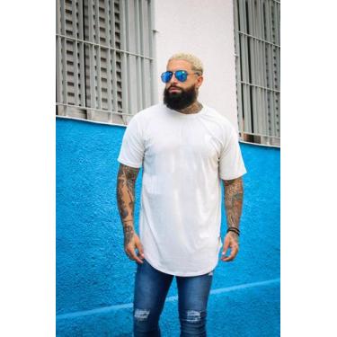 Imagem de Camiseta Longline de Veludo sem Touca Pierry Lohan - V14, Branco, P